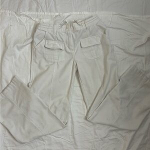 Brandy Melville White Cargo Pants